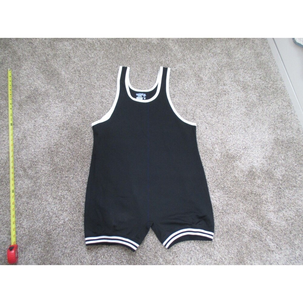 MatMan Wrestling Co Mens XL black Singlet